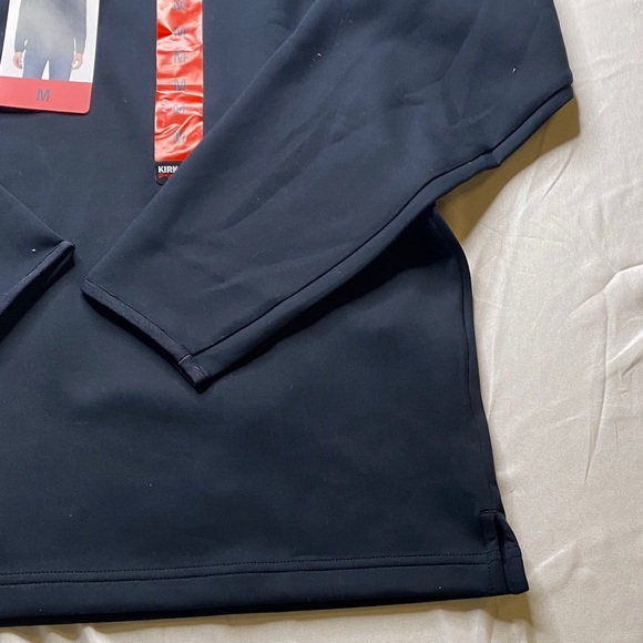 Kirkland Signature Men's Black Quarter Zip Pullover Sweater - Picture 5 of 13